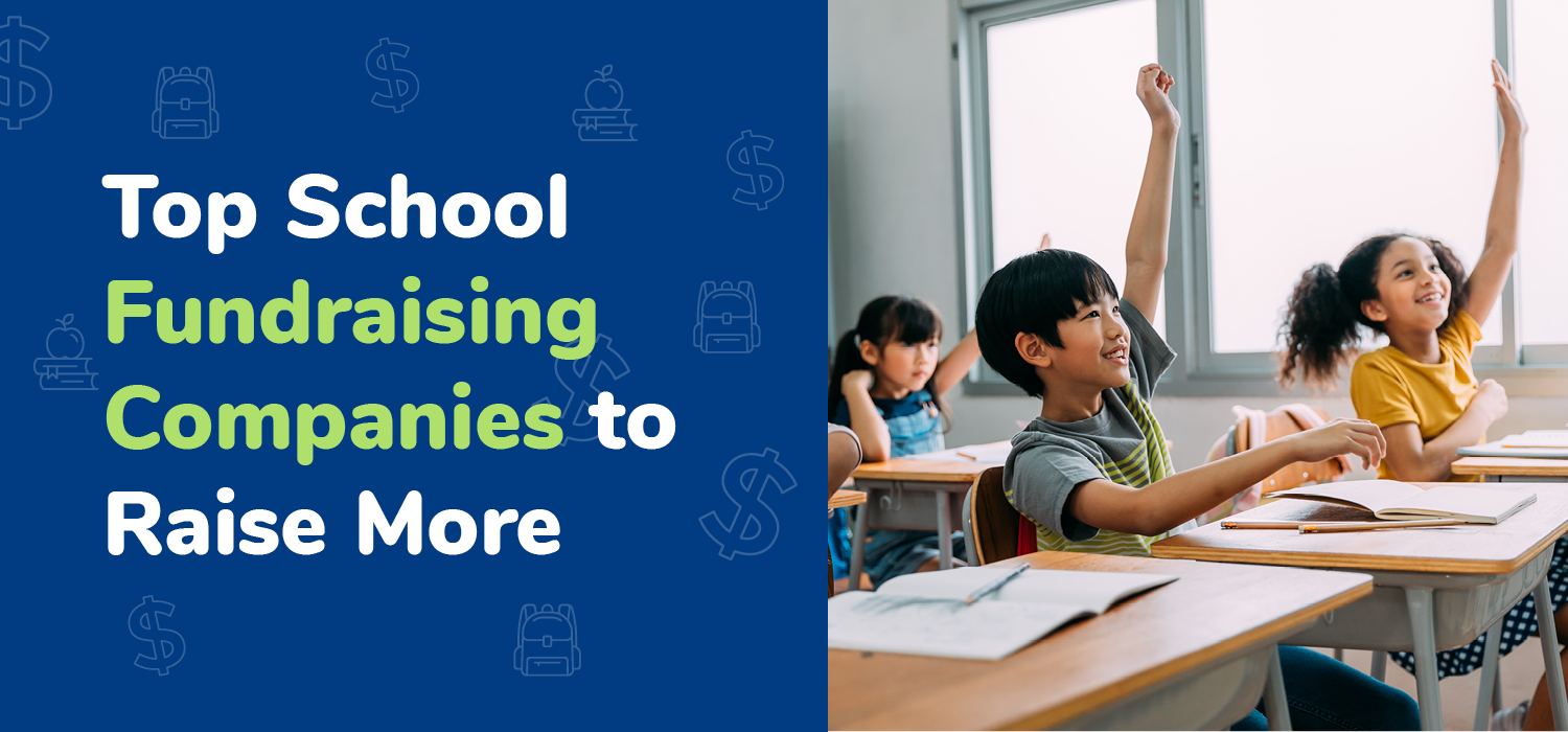 The article’s title, “Top School Fundraising Companies to Raise More.”